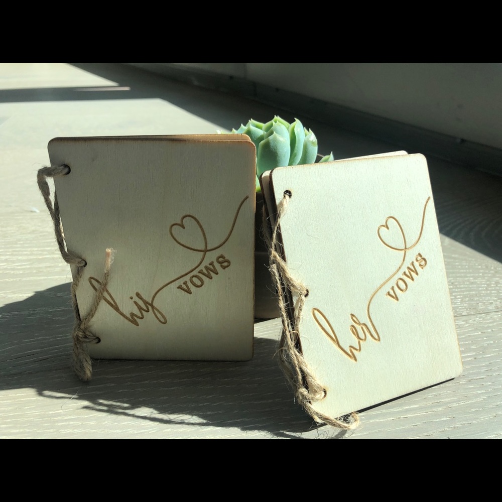 His and Her Vow Books